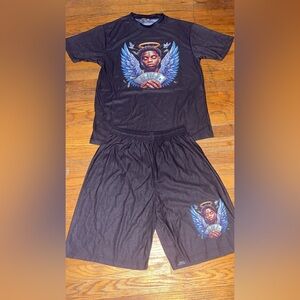 Men’s P4K Money Angel short set.(Brand New)